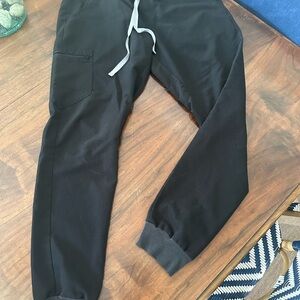 Black Figs High Waisted Scrub Pants sz Tall Large